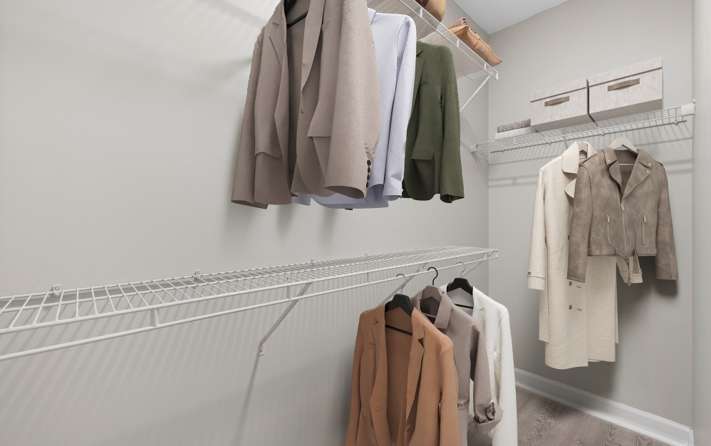 A1ER - 1 bedroom floorplan layout with 1 bathroom and 1229 square feet (Closet, 3D)