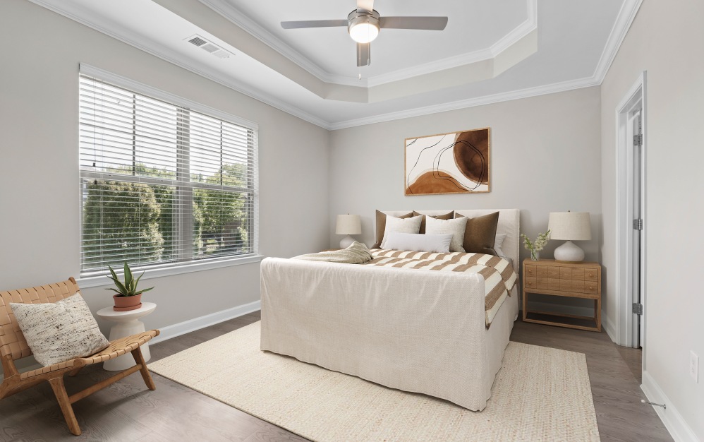 B2ER - 2 bedroom floorplan layout with 2 bathrooms and 1407 square feet (Bedroom, 3D)