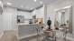 Kitchen & Living space, Large, stainless steel appliances